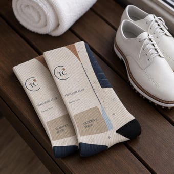 Personalized Golf Crew Socks
