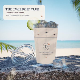 Golf Tumbler with Straw