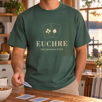 Personalized Euchre Club Shirt