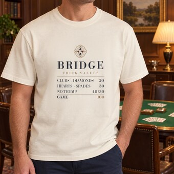 Bridge Trick Values Tee