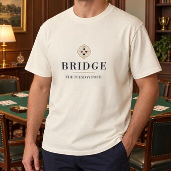 Personalized Bridge Club Shirt