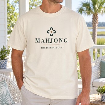 Personalized Mahjong Club T-Shirt
