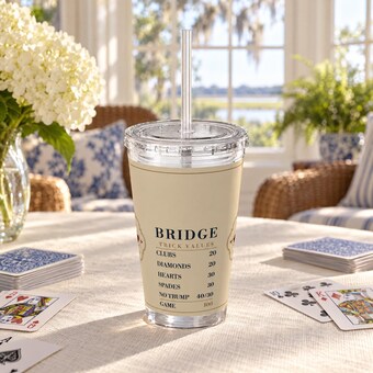 Bridge Trick Values Tumbler