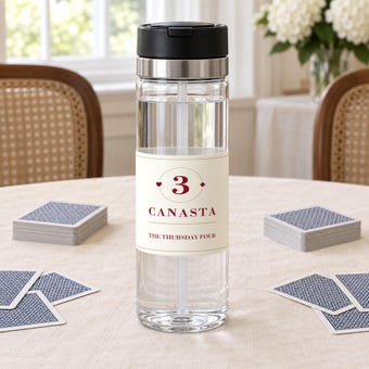 Personalized Canasta Water Bottle