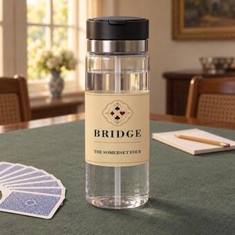 Personalized Bridge Water Bottle
