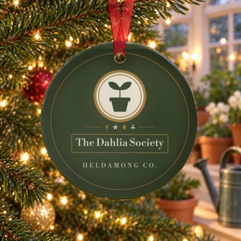 Personalized Garden Club Christmas Ornament