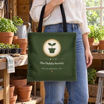 Personalized Garden Club Tote Bag