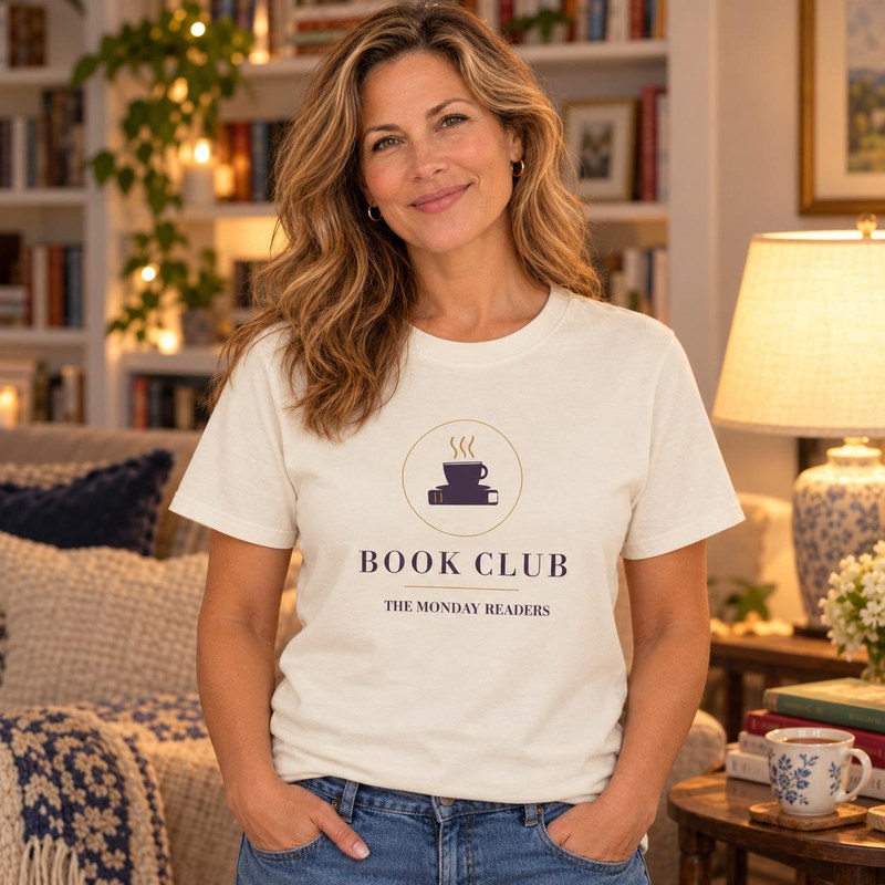 Personalized Book Club Shirt