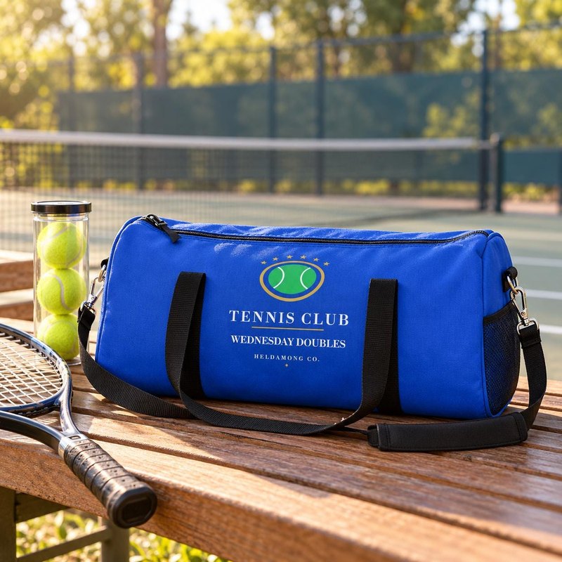 Personalized Tennis Duffel Bag